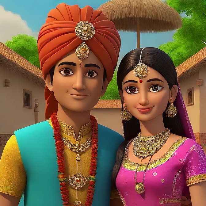 3D cartoon character art